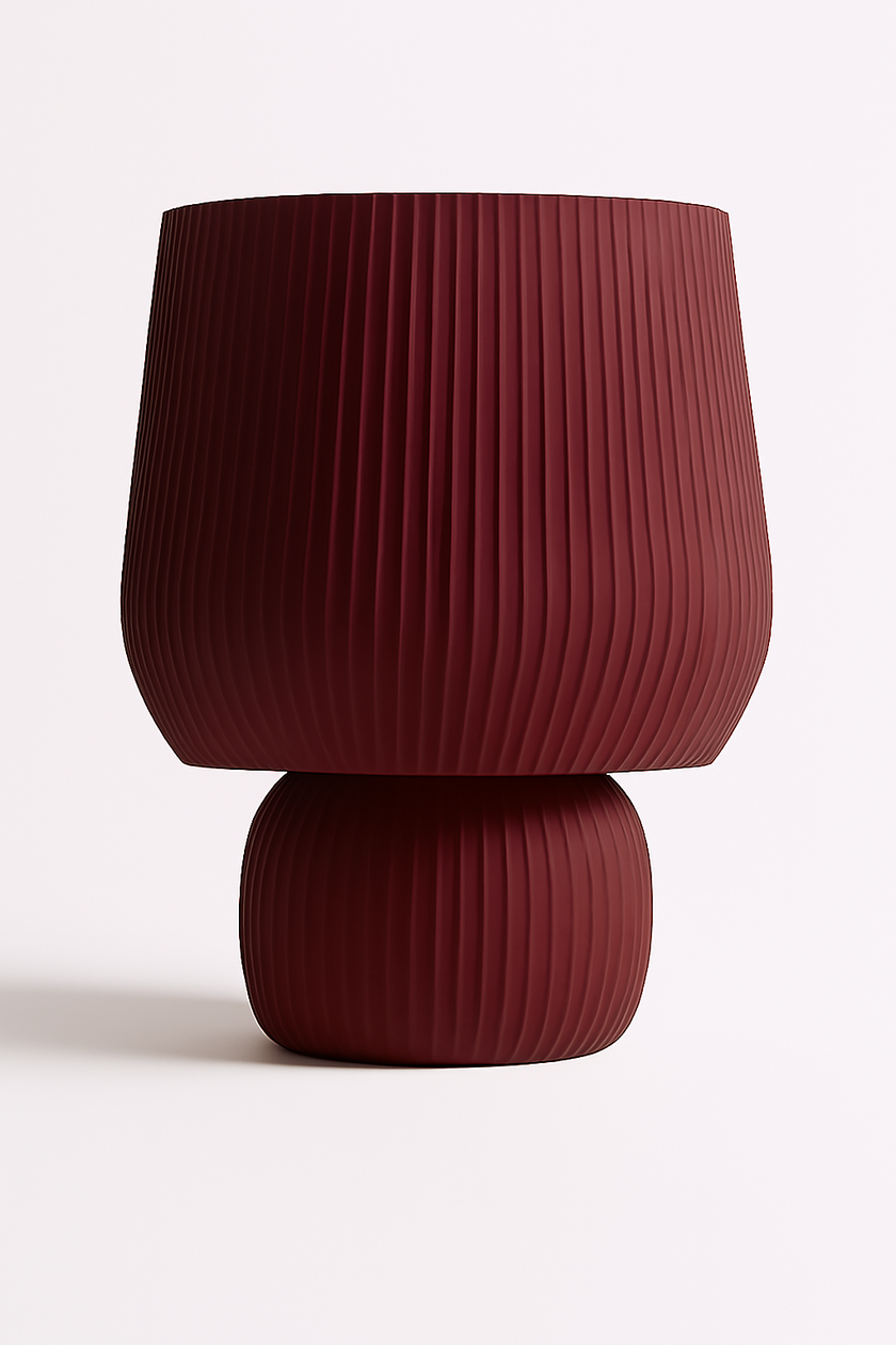 Éclat Sauvage – Lampe artisanale en impression 3D