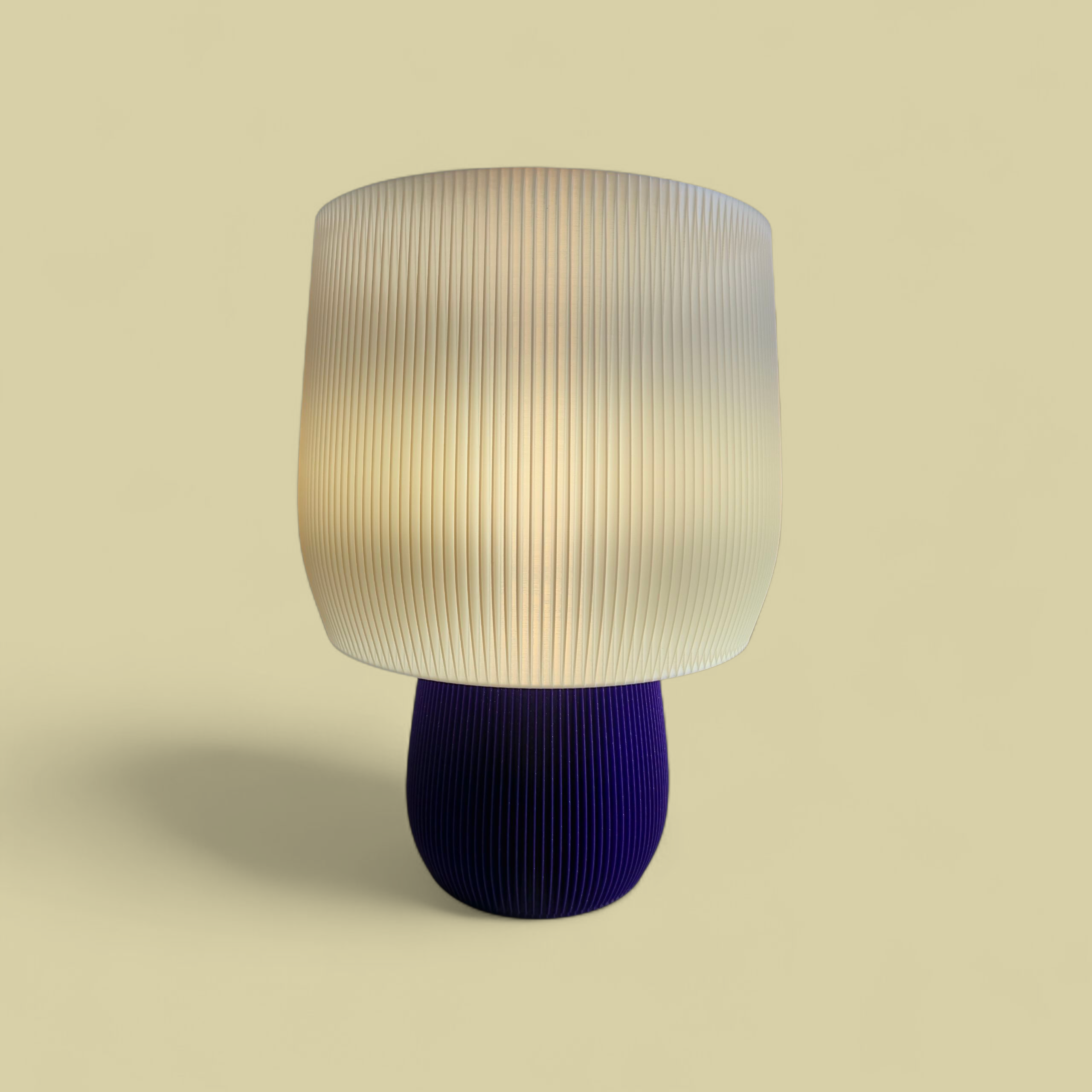Éclat Sauvage – Lampe artisanale en impression 3D