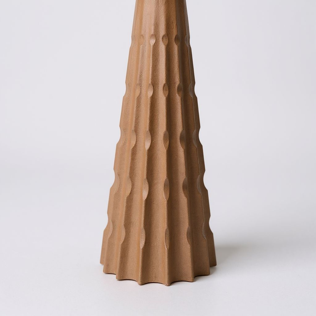 Pampéa – Vase texturé en PLA écologique