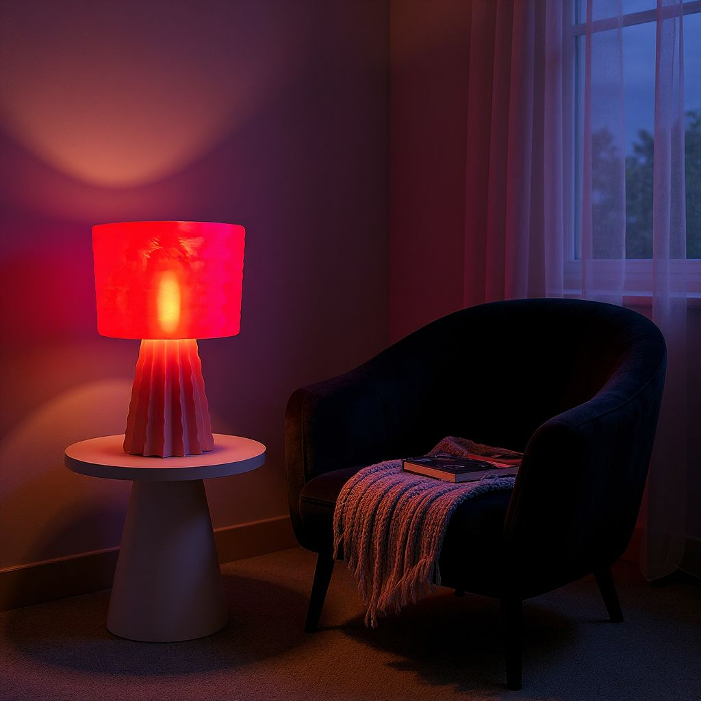 Éclosion – Lampe sculpturale en PLA mat