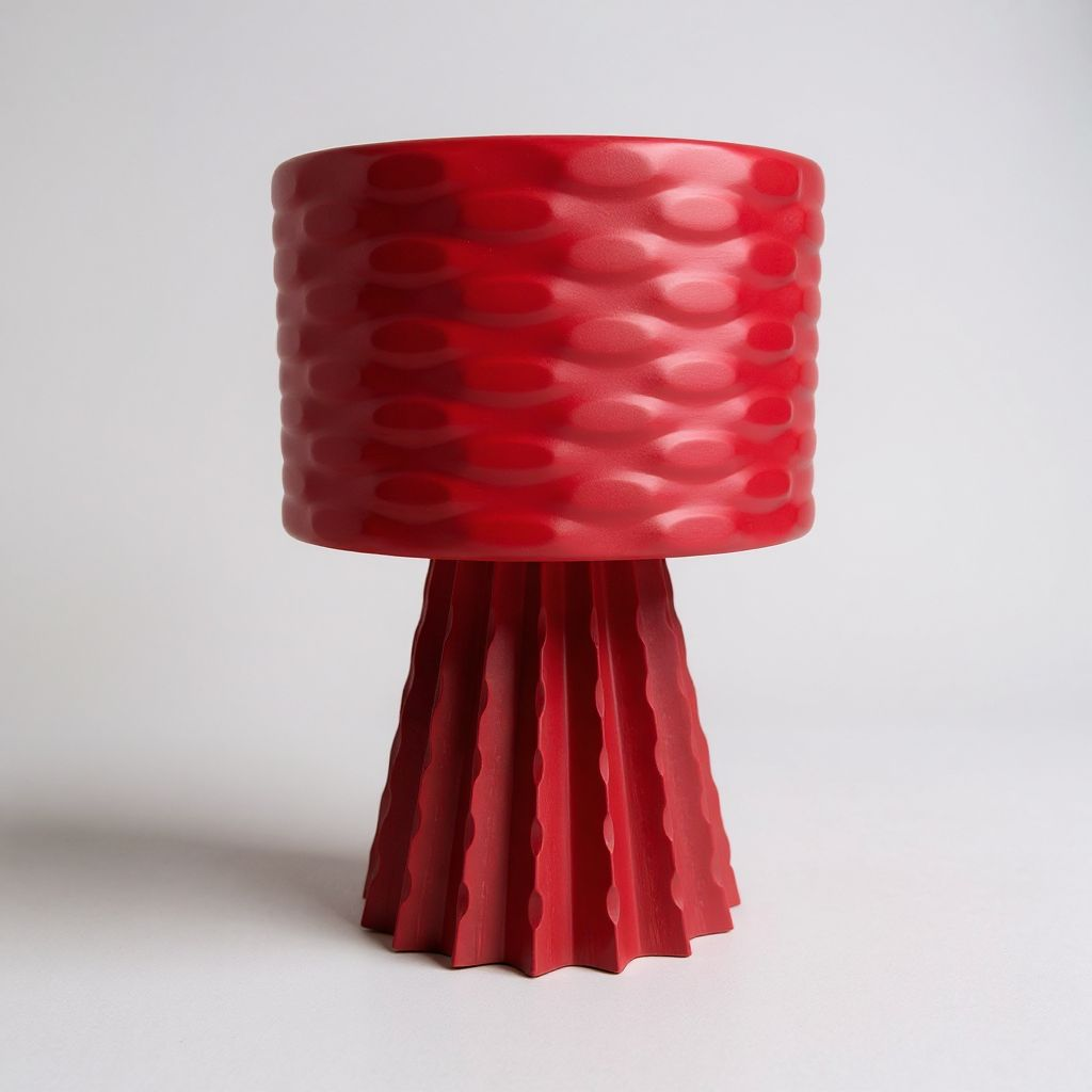 Éclosion – Lampe sculpturale en PLA mat