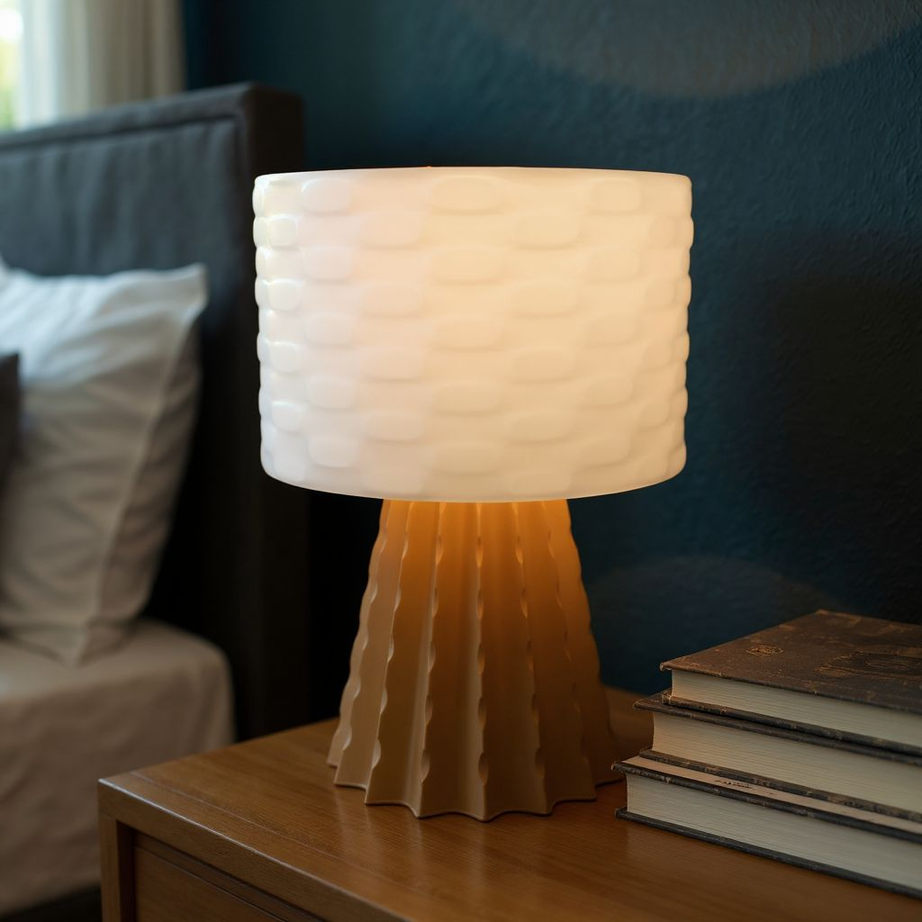 Éclosion – Lampe sculpturale en PLA mat