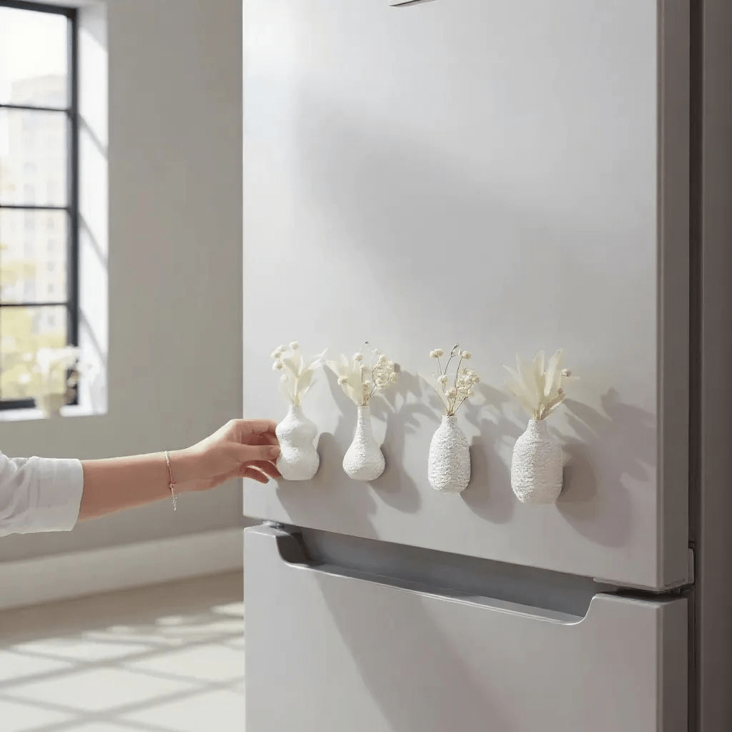 🌿 Floréole – Mini Vase Magnétique - Racines Sauvages