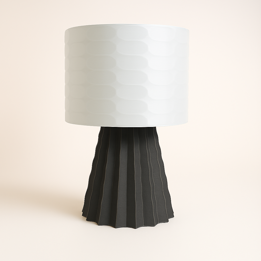 Éclosion – Lampe sculpturale en PLA mat