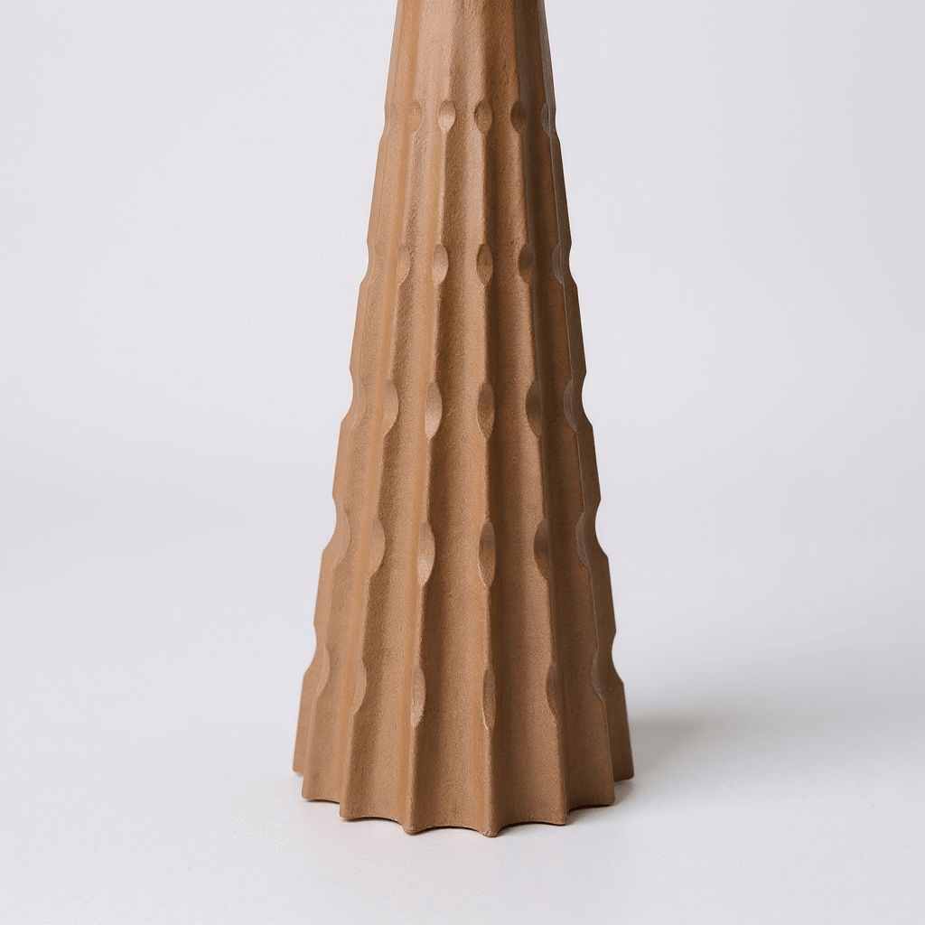 Pampéa Vase texturé en PLA écologique - Racines Sauvages