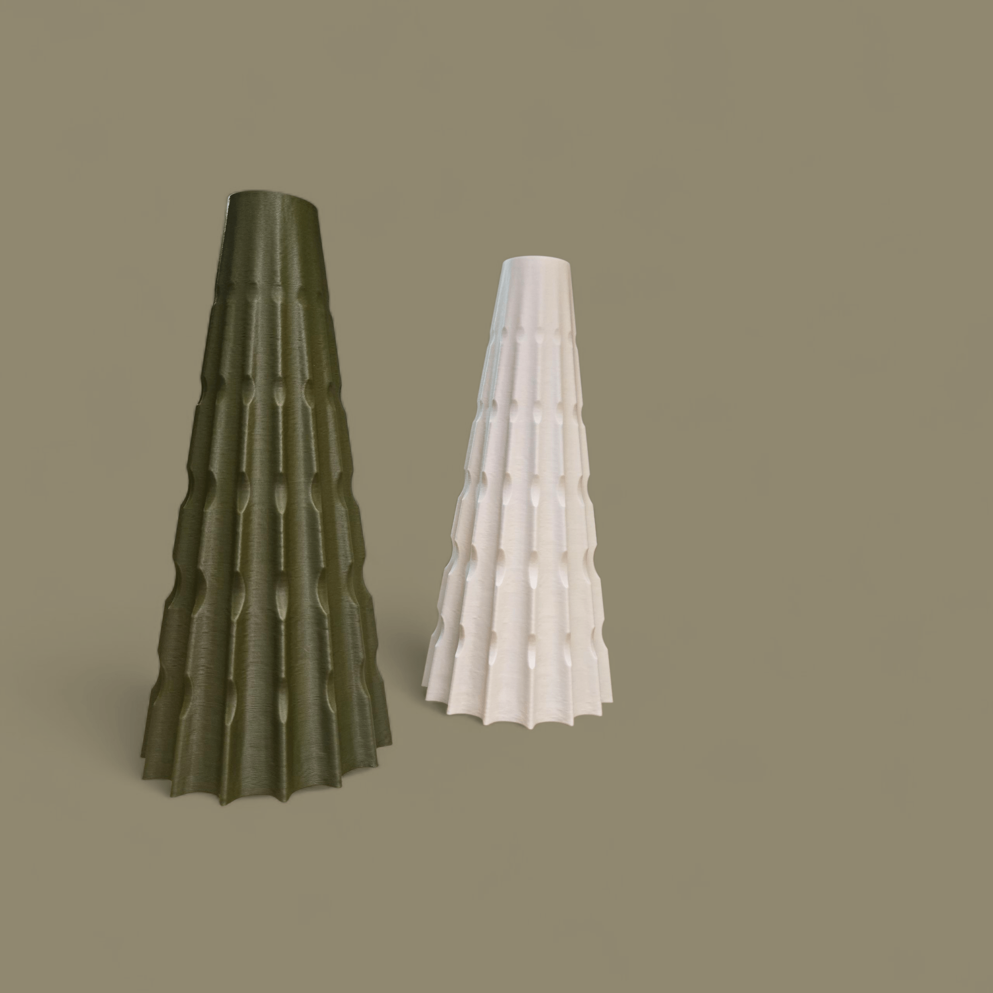 Pampéa Vase texturé en PLA écologique - Racines Sauvages