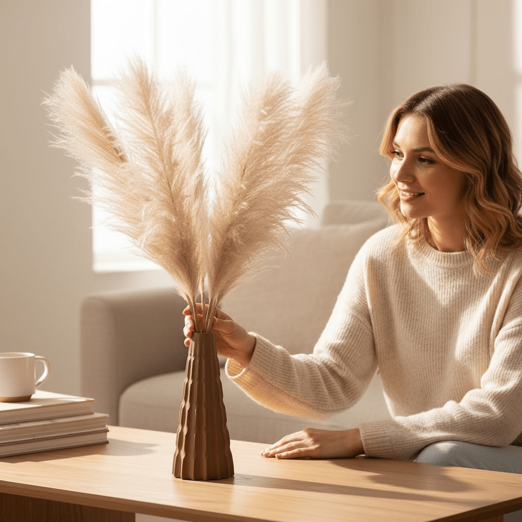 Pampéa Vase texturé en PLA écologique - Racines Sauvages