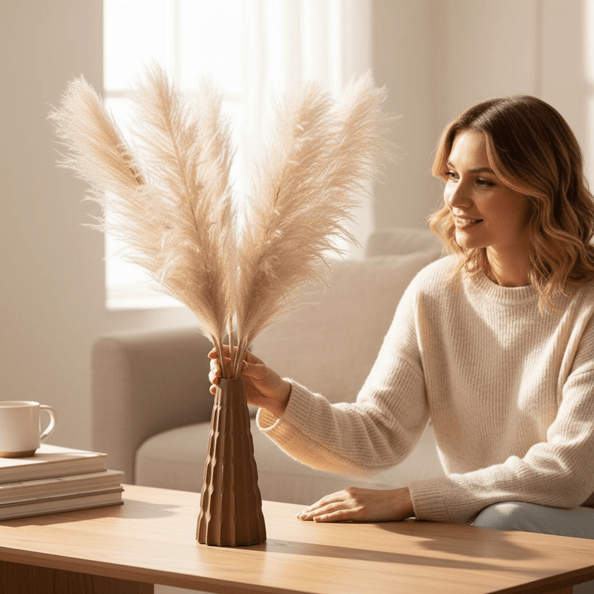 Pampéa Vase texturé en PLA écologique - Racines Sauvages