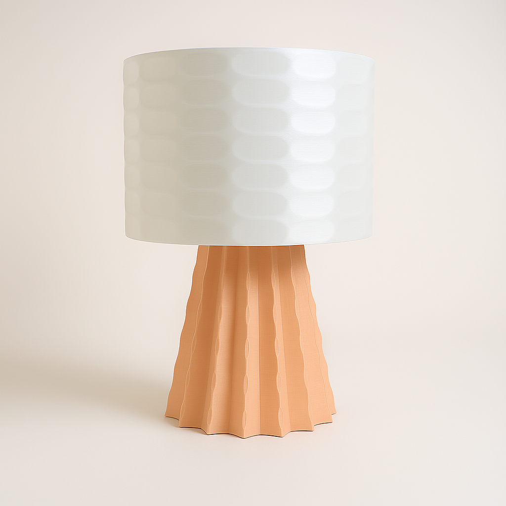 Éclosion – Lampe sculpturale en PLA mat