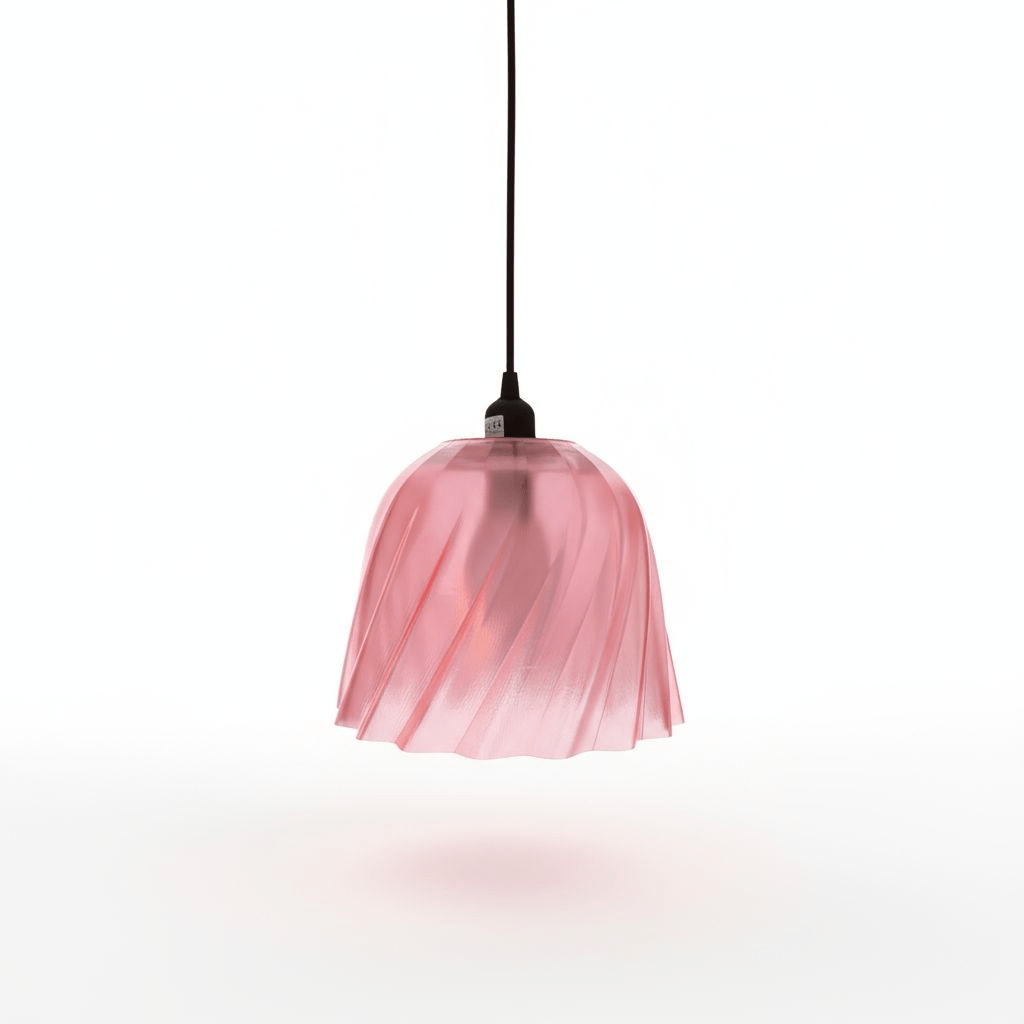 Lustre Fleur de Brume: éclat floral suspendu - Racines Sauvages