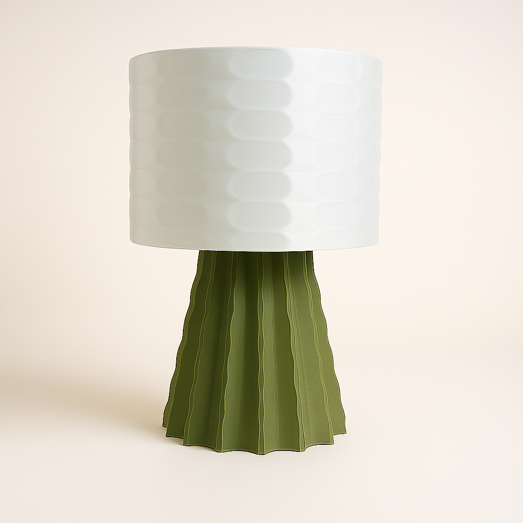 Éclosion – Lampe sculpturale en PLA mat