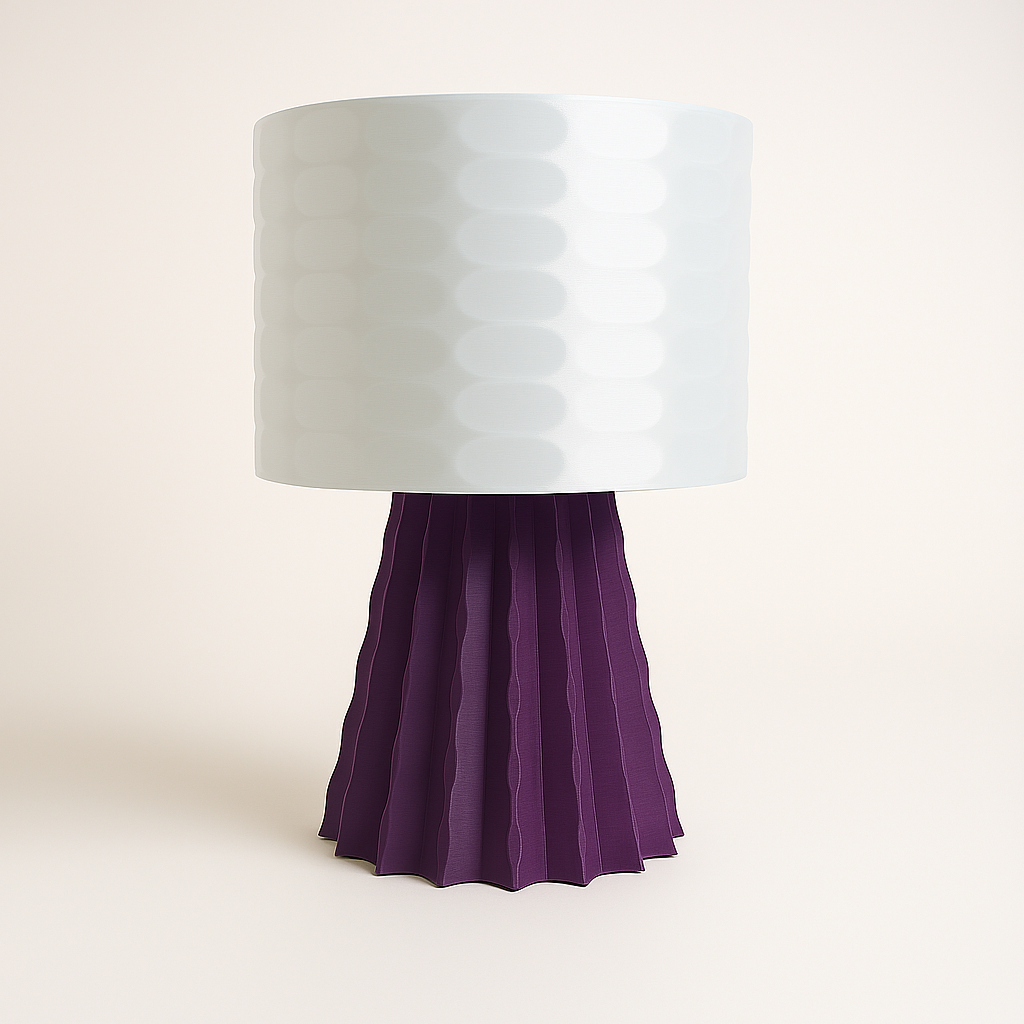 Éclosion – Lampe sculpturale en PLA mat
